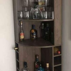 Mueble Bar Esquinero de Melamina